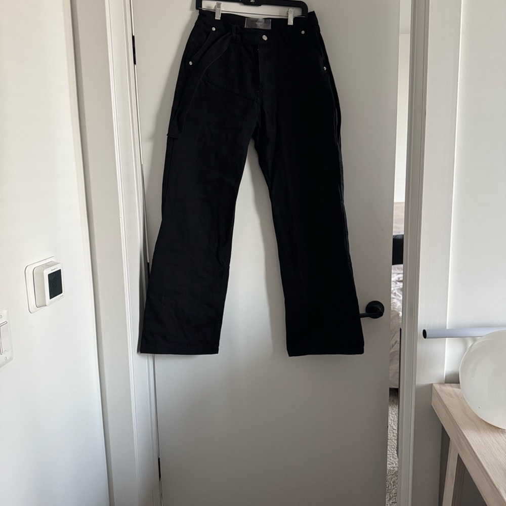 Naked Wardrobe Black Flare & Wide Leg Jeans